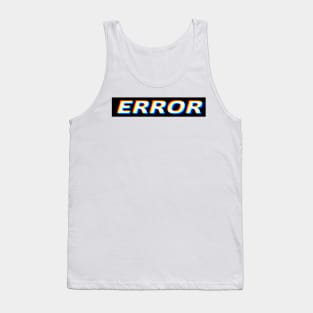 Error Tank Top